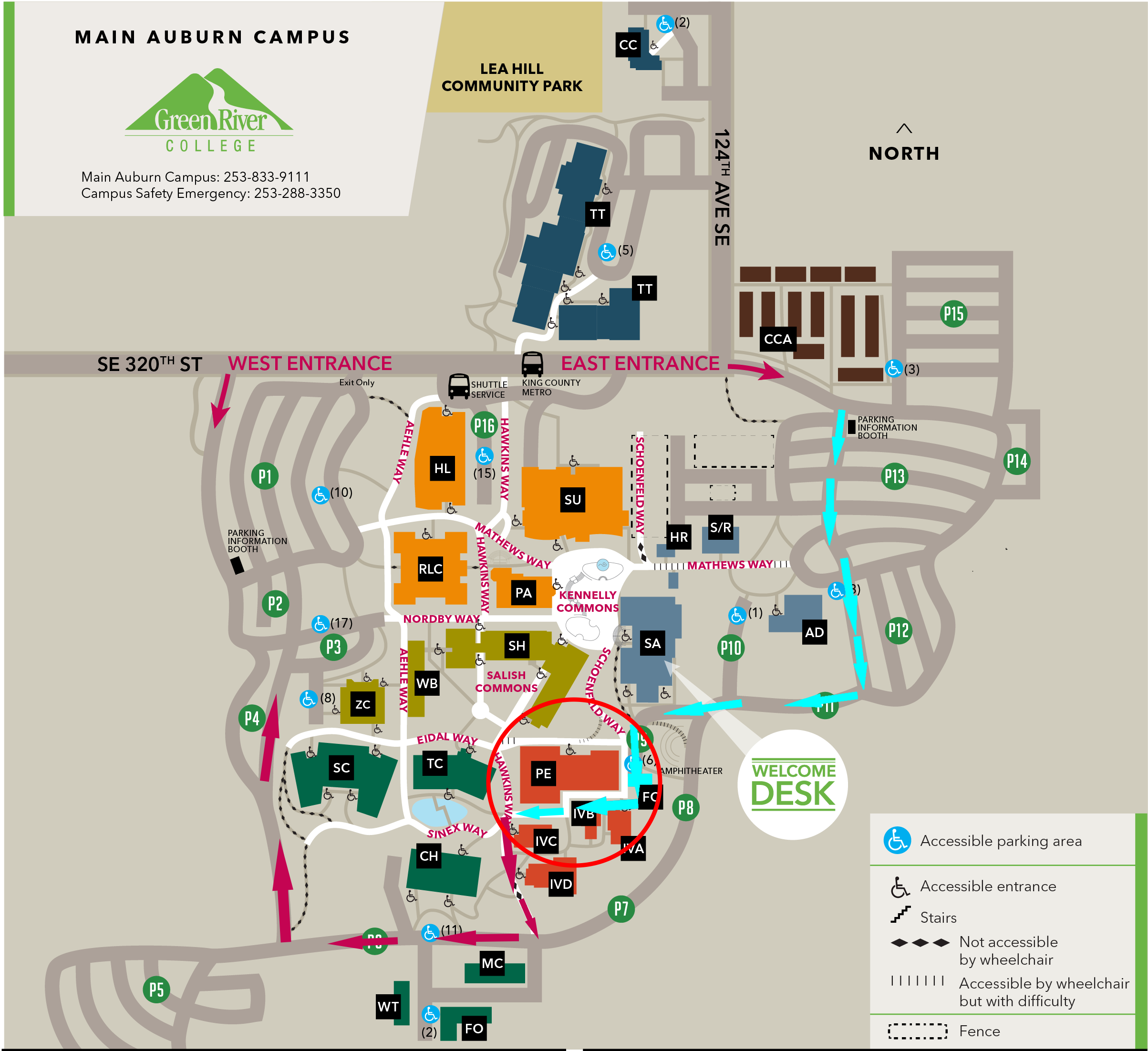 College Map – Cascade Mineralogical Society